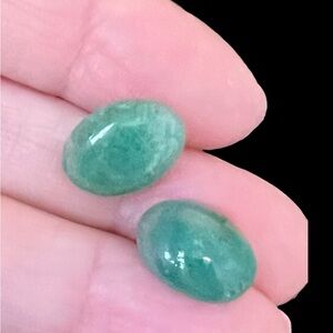 Elegant Green turquoise Stone Earrings